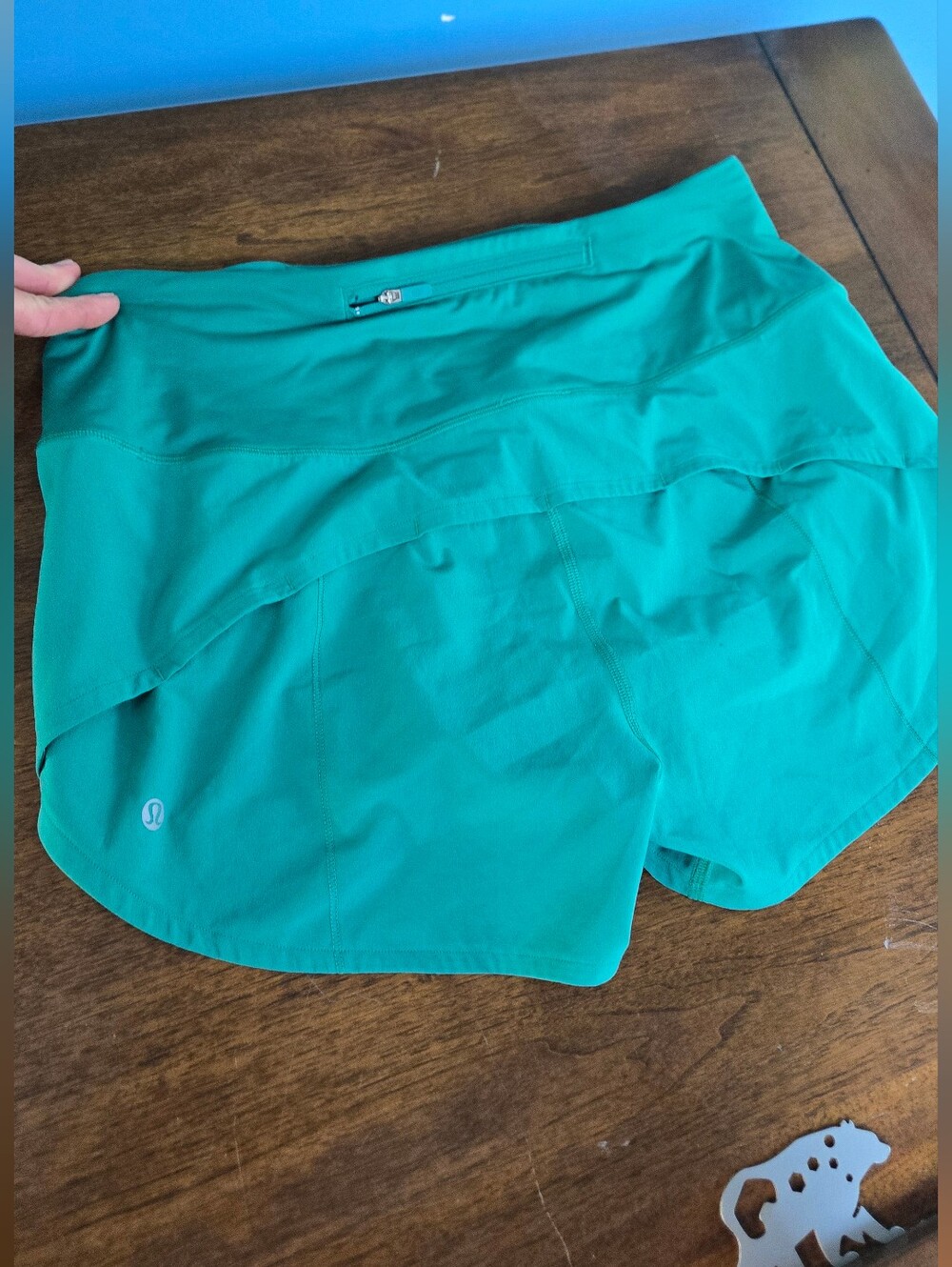 lululemon Teal Green Running Shorts
